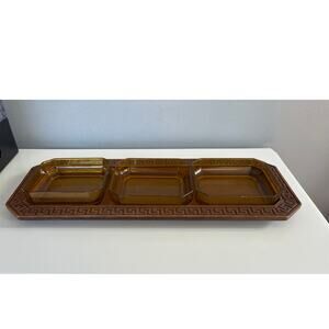 Vtg MCM Thermo Serve Co Westwood Relish Tray